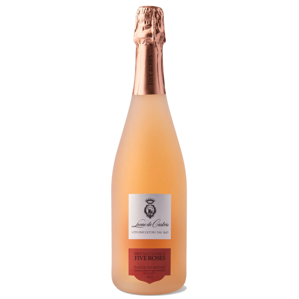 metodo classico Salice Salentino rosè brut millesimato - FIVE ROSES - LEONE DE CASTRIS